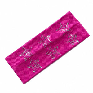 Sparkling Star Wide Headband Pink 2