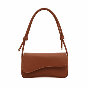 Curved Flap Shoulder Bag 1