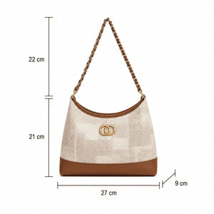 Checkered Chain Shoulder Bag 2