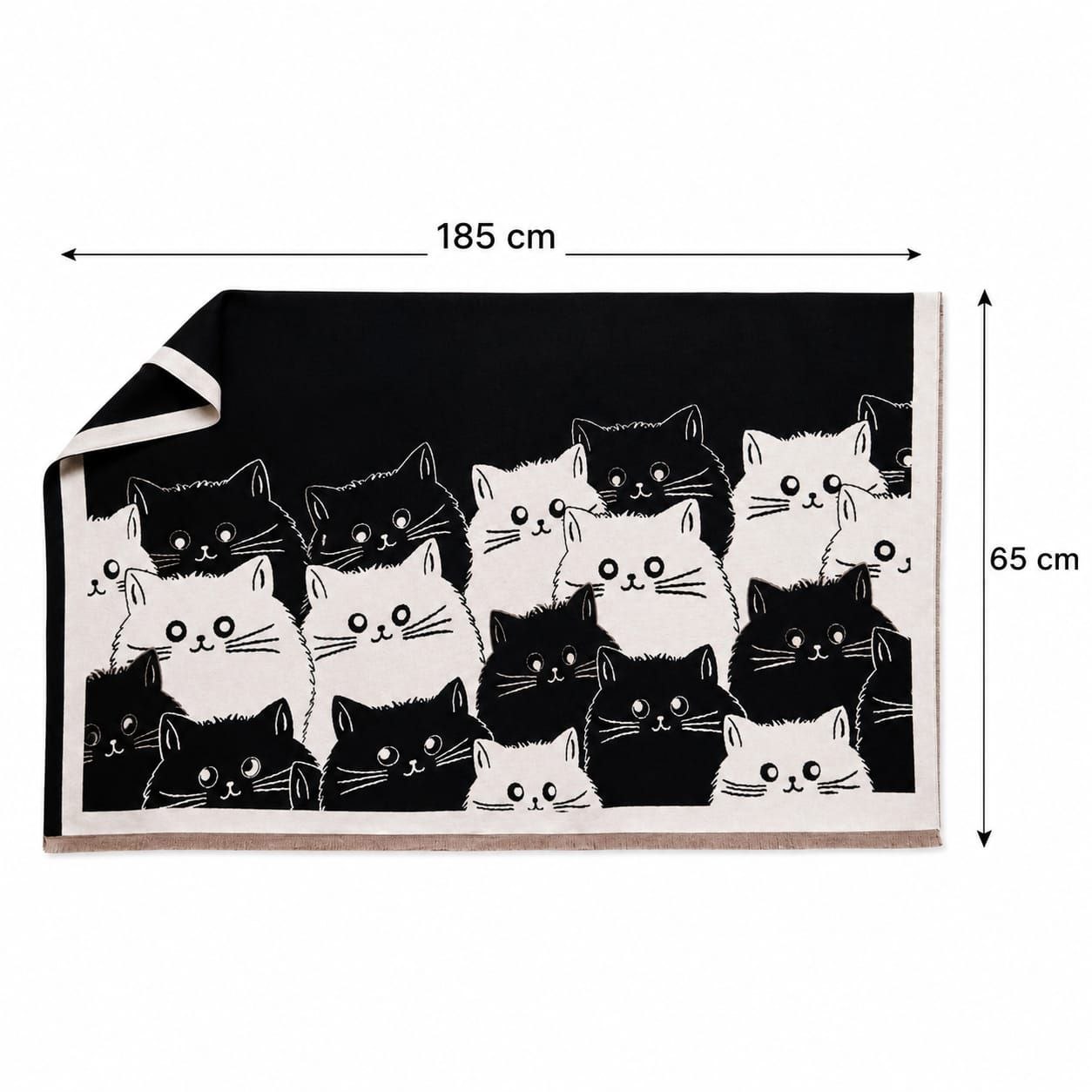 Cat Print Scarf 2