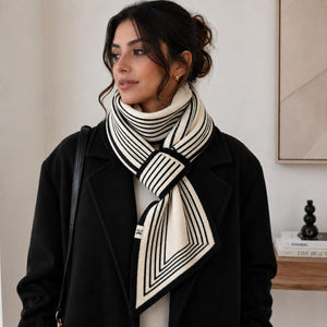 Striped Pull-Through Scarf 2