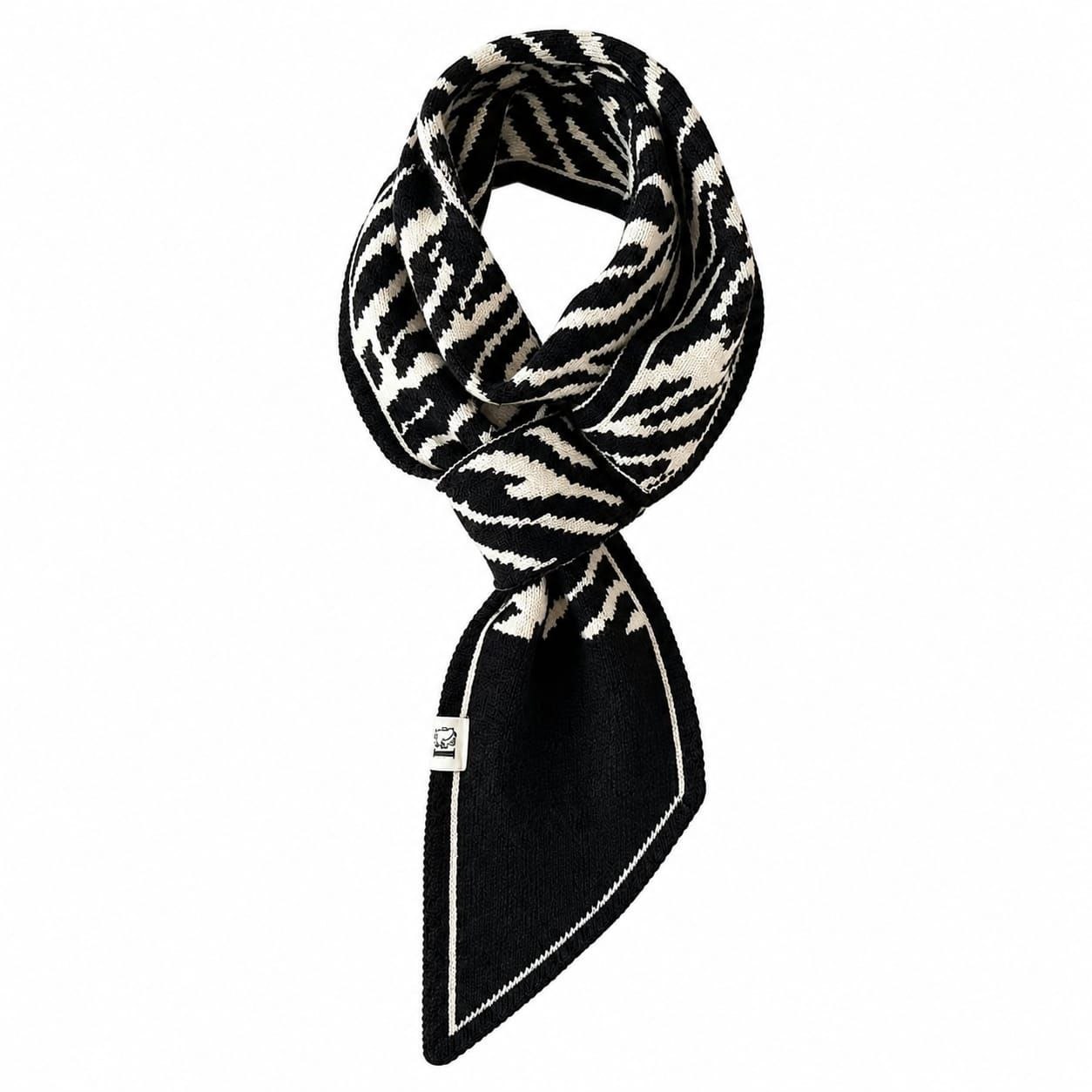 Zebra Pattern Scarf 2