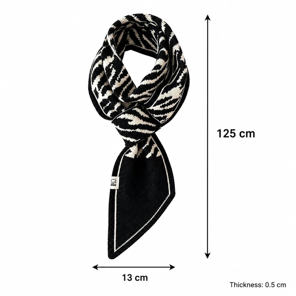Zebra Pattern Scarf 3