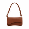 Curved Flap Shoulder Bag 1