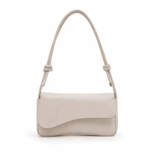 Wave Flap Shoulder Bag Beige 2