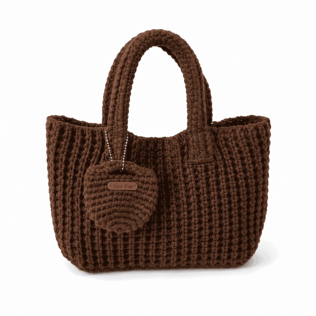 Textured Openwork Tote Bag 2