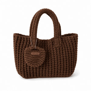 Textured Openwork Tote Bag 2