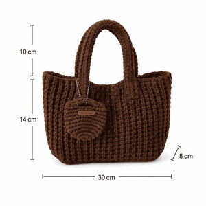 Textured Openwork Tote Bag 3