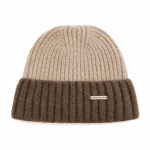 Two-Tone Ribbed Beanie 2