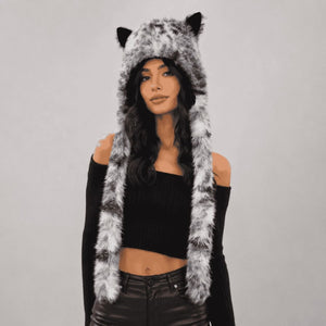 Fluffy Cat Ear Trapper Hat 2