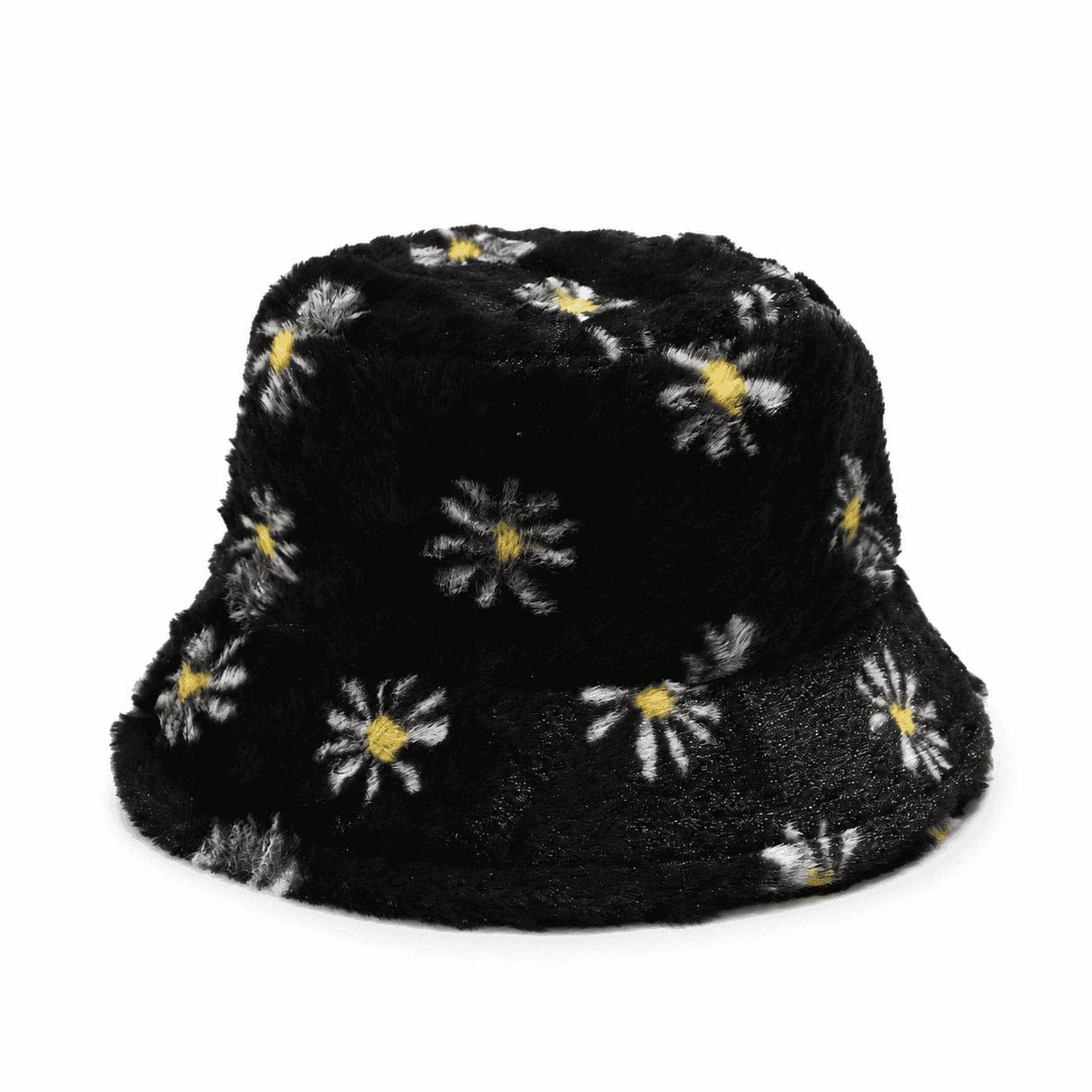 Plush Daisy Bucket Hat 2