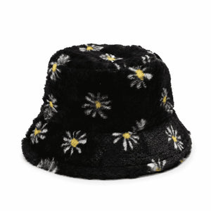 Plush Daisy Bucket Hat 2