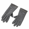 Textured Bow Accent Gloves 1